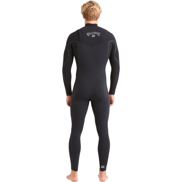 2024 Billabong Mens Furnace Comp 3/2mm Chest Zip Wetsuit ABYW100198 - Black